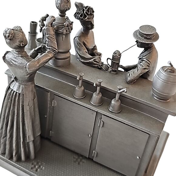 Vintage 1977 The Soda Fountain by Albert Ciriaco Limited Edition Franklin Mint - Picture 7 of 8